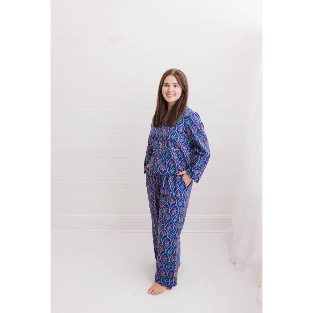 NEW HEART OF GRACE henley pajama pant in midnight